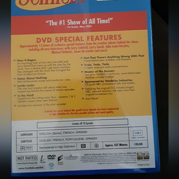 Seinfeld Box Set DVD's Season 1,2,3 w/playing cards - Picture 8 of 8